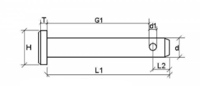  ISO 2341B Clevis Pin With Cross Hole Drawing Request Page